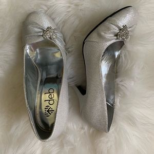 Silver High Heels